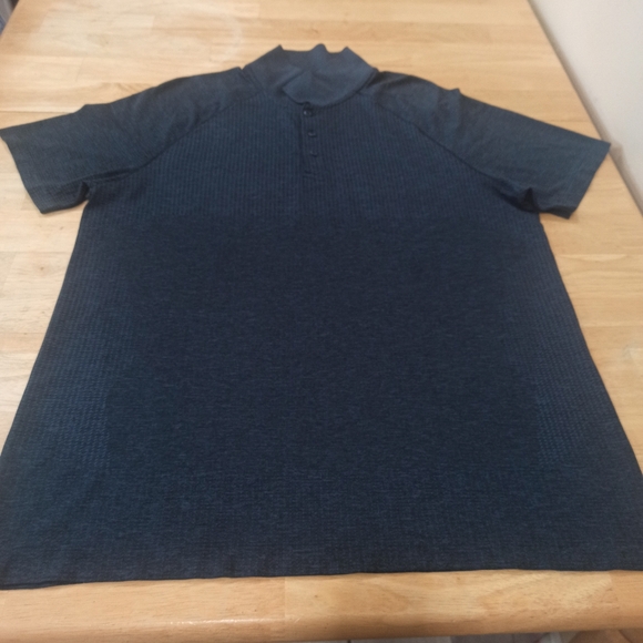 Lululemon Polo Shirt  Mens XLarge Navy-Blue Short Sleeve. - Picture 2 of 16